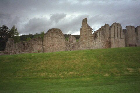 Schottland, Kildrummy Castle, Hgel