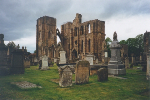 Schottland, Elgin Cathedral, Friedhof