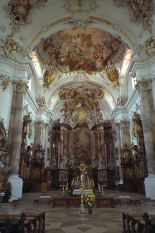 Bayern, Ottobeuren, Basilika, Hintere Kuppel